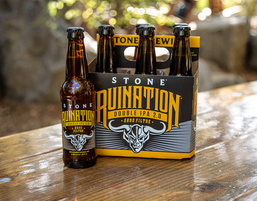Stone ruination on a table