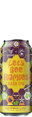 Deschutes Brewery / Stone Let’s Bee Homies Hazy IPA can