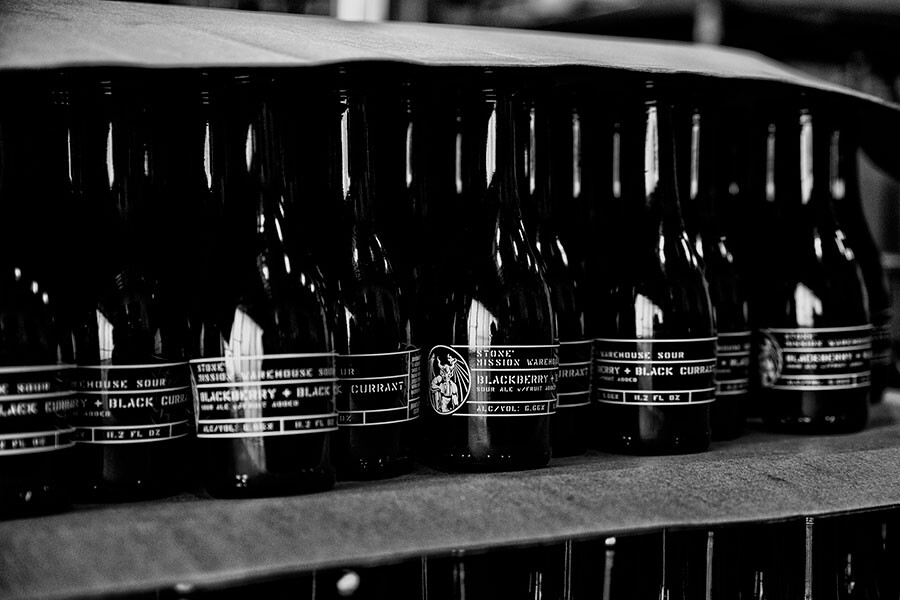 Stone Mission Warehouse Sour - Blackberry & Black Currant Bottles