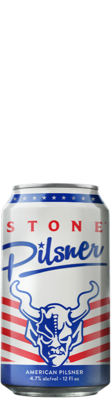Stone Pilsner can
