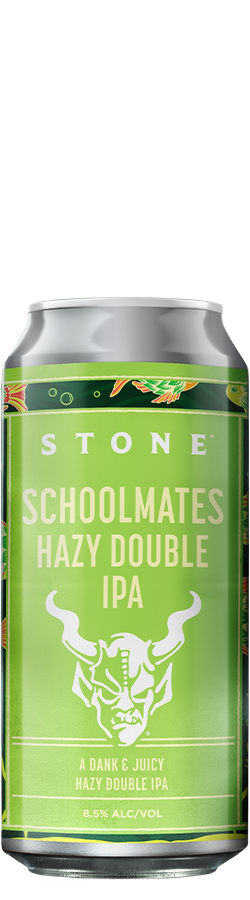 Stone Schoolmates Hazy Double IPA can