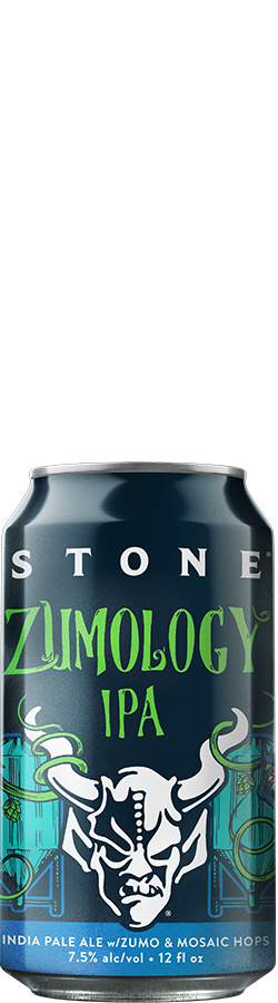 stone zumology ipa beer can