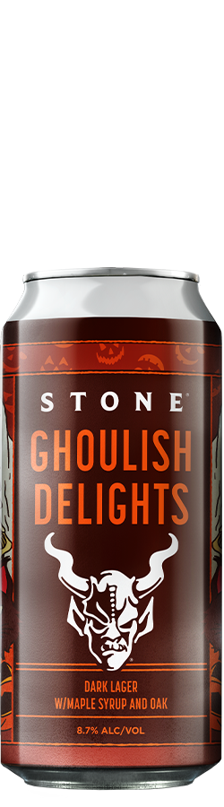 Stone ghoulish Delights beer can