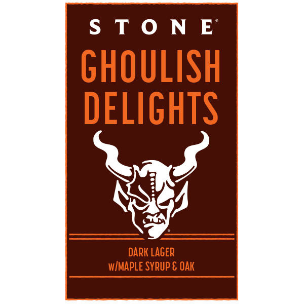 Stone ghoulish Delights dark lager w/ maple syrup and oak