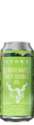 Stone Schoolmates Hazy Double IPA can