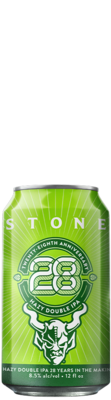 Stone 28th Anniversary Hazy IPA can