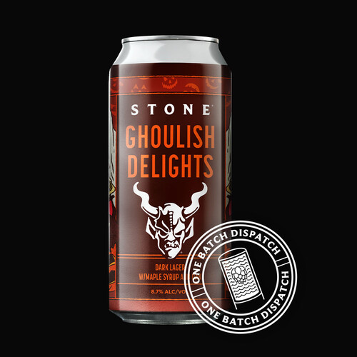 Stone ghoulish Delights beer can