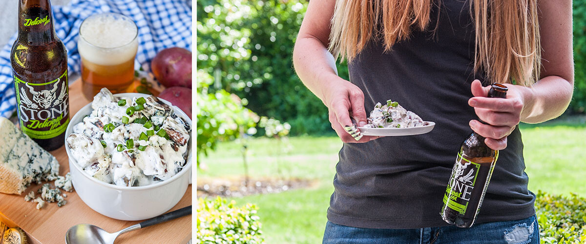 Grilled Potato Salad with Beer